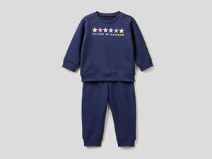 ชุดวอร์มผ้าฝ้ายสำหรับเด็กผู้ชายชุดวอร์มและกางเกงผ้าเฟรนช์เทอร์รี่2รูปชุดวอร์มสำหรับเด็ก - Product Image 4