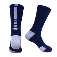 Chaussettes de Compression pour hommes, longues et épaisses, de couleur noire, nouvelle collection
