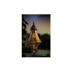 New Handmade Turkish Lamp- <b>Hanging</b> Home <b>Decor</b> Lamp - Black/Golden <b>Ceiling</b> Fixture Lantern Lamp Gift Attractive Design - Product Image 1