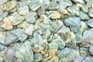 Green Mariposite Heart Wholesale Heart Shape Gemstone Green Mariposite Cabochon Gemstone Wholesale Price Mariposite Hearts - Product Image 3