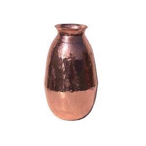 Florero de Metal con Acabado de Cobre para Decoración del Hogar y Hoteles, Diseño Personalizado, Florero de Calidad Duradera - Product Image 1