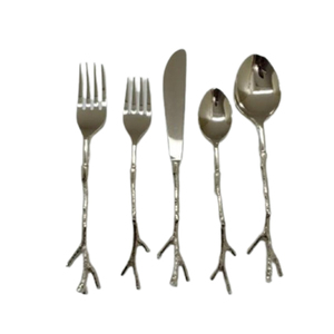 Couverts en métal d'acier inoxydable dans la main de style d'arbre pour la cuisine, les hôtels, l'exportateur de restaurant et le fabricant de l'Inde - Product Image 2