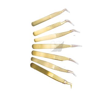 แหนบต่อขนตาแบบคงทนปลายแหลมทนทานเคลือบทองทำโลโก้ได้ตามต้องการจากญี่ปุ่น - Product Image 6