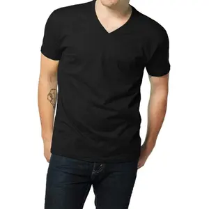 T shirt v Nick Top Quality Customer T Shirts Wholesale Cheap Price t shirts with logo customR logo