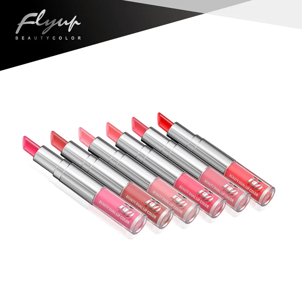 Đa Màu Sắc Bán Buôn HD Vẻ Đẹp Đôi Màu Lip Gloss Nhà Phân Phối