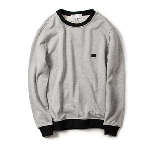 High Quality Custom Logo <b>White</b> <b>Men's</b> Crew Neck <b>Sweatshirts</b> Cotton Fleece <b>Sweatshirts</b> - Product Image 1