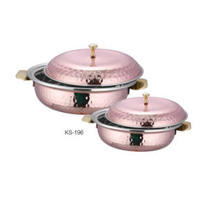 Nouveau plateau de service décoratif en métal fini cuivre au design unique moderne avec poignées assiettes et plateaux de chargeur avec logo personnalisé - Product Image 4