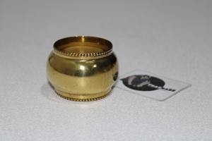 Anillos de Servilleta Tradicionales de Latón Dorado Sambhal, Porta Servilletas Ecológico con Logotipo Personalizado para Bodas, Fiestas, Restaurantes y Hoteles - Product Image 4