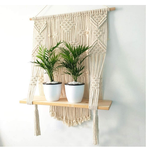 Étagère suspendue en macramé, vente en gros depuis l'inde - Product Image 2