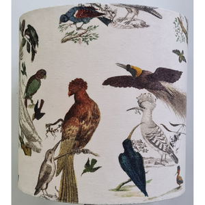 Abat-jour fait main imprimé oiseaux multiples - Product Image 1