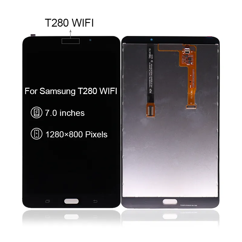 Wifi גרסה LCD מסך עבור Samsung T280 Tablet 7.0 SM-T280 החלפת LCD תצוגת מסך מגע Digitizer עצרת