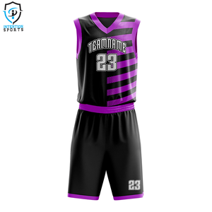 Vente en gros de tissu de haute qualité 100% Polyester, ensembles de maillots de basket-ball personnalisables pour hommes, uniformes de basket-ball pour hommes - Product Image 5