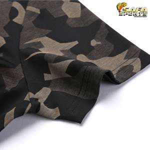 Wholesale Men's Tactical <b>Camouflage</b> T-<b>Shirt</b> Custom Polyester Cotton Short Sleeve O-Neck Streetwear Digital Printed Pattern - Product Image 4