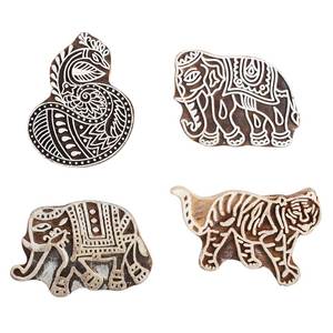 บล็อกไม้พิมพ์ลายดอกไม้ - Product Image 4