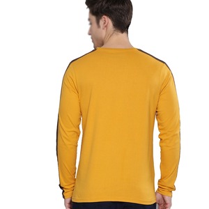 T-shirts de gymnastique à manches longues et à séchage rapide de haute qualité OEM pour hommes motifs d'impression solides en microfibre légère conception vierge pour la vente en gros - Product Image 3
