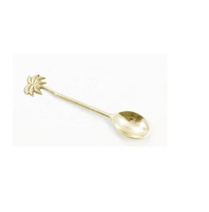 Cuillère à thé en feuille de laiton pour taille personnalisée et produit Offre Spéciale cuillère en laiton à long manche en gros - Product Image 5