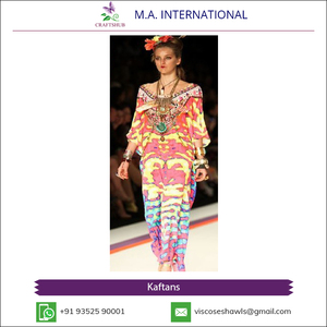 Wholesale Manufacturer of Standard Quality Chiffon Material Open <b>Kaftan</b> Beachwear Dress - Product Image 5