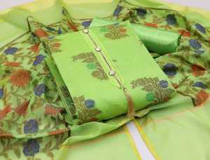 Banarasi-traje Salwar para mujer, ropa con diseño de Banarasi Dupatta, diseño de diseñador indio, vestido Chudidar Salwar, conjunto de mujer RoyalExport - Product Image 4