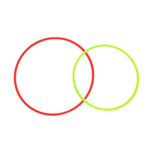 Anneaux d'agilité plats moulés en plastique lourd de qualité supérieure pour l'exportation Équipement d'entraînement de football de haute qualité - Product Image 1