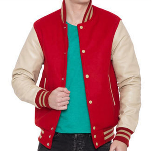 Blouson à manches en cuir pour homme, tennis originales, avec votre propre logo, - Product Image 1