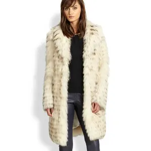 YR256 Tongxiang Yanran fur factory high quality raccoon fur coat/ women fur over coat