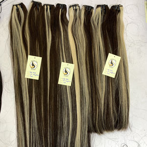 Nueva moda 2021 a granel pelo color de piano 30 pulgadas cutícula alineada pelo vietnamita cabello crudo - Product Image 6