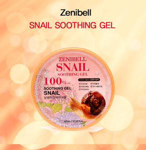Cosmétique coréen ZENIBELL Gel apaisant à l'escargot 100% naturel Soin hydratant anti-âge 300ml Moins collant Nutrition pour la peau - Product Image 2