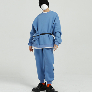 Ensemble survêtement pour homme, survêtement délavé à l'acide, jogging et sweat-shirt brodés, style streetwear - Product Image 3