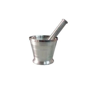 Producto en Oferta, Herramienta para Triturar Jengibre y Ajo, Accesorios de Cocina, Mortero y Maja, Acabado Plateado Antiguo, Molienda Manual - Product Image 3