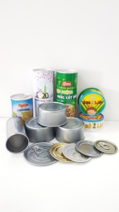 Étain en métal coloré du Vietnam aliments en conserve haricots secs en forme de cylindre de 3 pièces Support technique disponible - Product Image 3