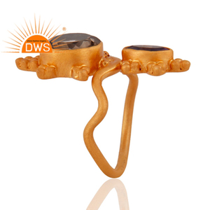 Bague multi-pierres précieuses pour femmes, bijou pour doigt, plaqué or 18k, argent 925, vente en gros, offre spéciale - Product Image 2