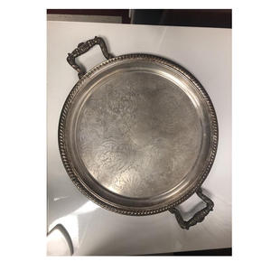 Luxury and Modern Embossed Custom <b>Metal</b> High Quality and Hot Selling Serving Tray on Hot Sale - Product Image 1