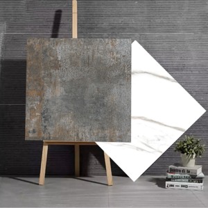 Venta al por mayor de baldosas de porcelana de aspecto de cuero resistente compuesto de calidad de 1200x1200mm para proyectos gubernamentales. - Product Image 3