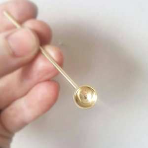 ช้อนทองเหลืองดีไซน์หรูหราสำหรับร้านอาหารช้อนทองเหลืองสินค้ากระจก - Product Image 4