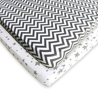 Draps de lit pour bébé de style américain à imprimé animal, 100% coton peigné de haute qualité, 200TC, certifiés GOTS