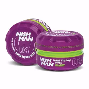 NISHMAN HAIR STYLING WAX 04 RUGBY 100 ML - NEW TRAVEL SIZE PACKAGE