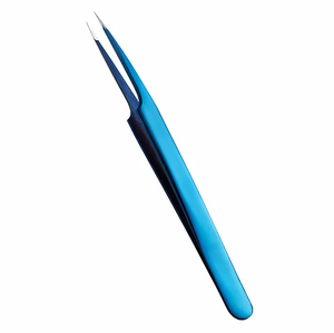 Free Sample Hot Selling Pro-Straight Plasma Multicolor Eyelash <b>Extension</b> Tweezers and Volume Lash Tweezers Eco-Friendly - Product Image 6