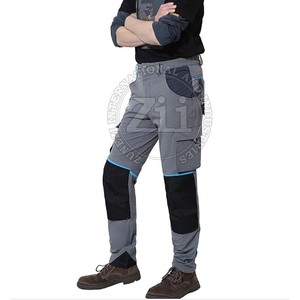 Pantalones cargo de algodón ligeros y cómodos para hombre, estilo informal de cintura media con características transpirables, patrón recto de bajo precio - Product Image 3