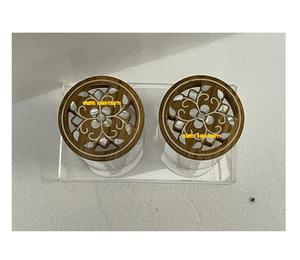 MOTHER of PEARL INLAY WOOD CRAFT <b>STORAGE</b> <b>BOXES</b> HANDICRAFTS ACRYLIC FOOD <b>STORAGE</b> & CONTAINER LUXURY GIFT for ARABIC RAMADAN EID - Product Image 2