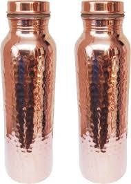 ขวดทองแดงโบราณเครื่องใช้สำหรับดื่ม2ชิ้นเครื่องครัวใช้ตกแต่ง - Product Image 3