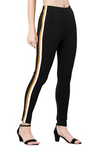 Pantalón de chándal de alta calidad para mujer, transpirable, ajustado, rayas laterales, tela de rizo francés - Product Image 3