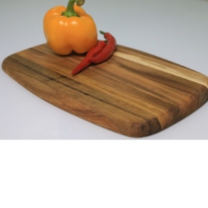 Bloque de cortar rectangular de madera de Acacia Natural de Vietnam con mango para servir queso, tabla de charcutería, tabla de queso para cortar paletas - Product Image 5