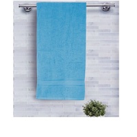 Serviette de bain tissée à broderie de luxe pour hôtel 70x140cm 100% coton biologique certifié GOTS serviette absorbante de plage à séchage rapide