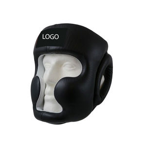 Protector de cabeza de boxeo Color negro Mejor calidad Pro MMA PU Protector de cabeza - Product Image 5