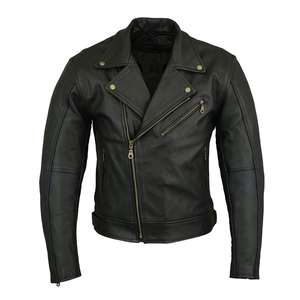 Chaqueta de cuero para motocicleta, diseño de moda de alta calidad, novedad - Product Image 3