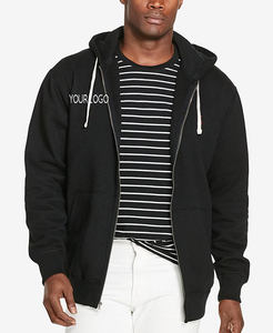 Sudadera con capucha de algodón 100% bordada con cremallera completa, informal, para hombre, de forro polar, para otoño, ¡Gran oferta 2022! - Product Image 1