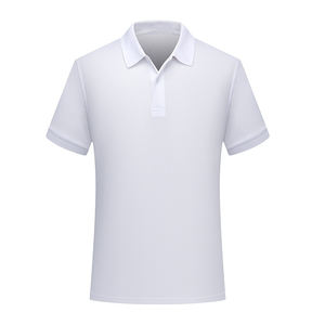 Polo de manga corta para hombre, transpirable, secado rápido, poliéster, color sólido, ajustado, ropa deportiva informal, logotipo personalizado, venta al por mayor - Product Image 4