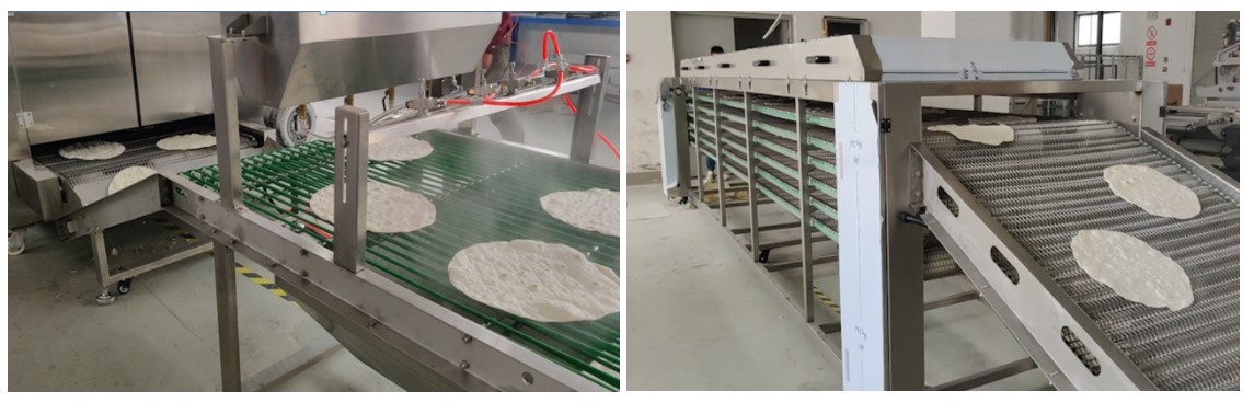 Automatic Lavash Production Line Leavened Thin Flatbread Making