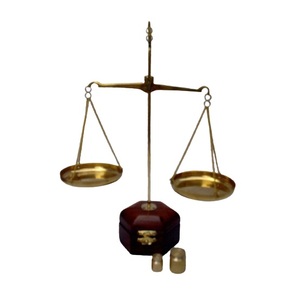Brass Balance <b>Scale</b> With Wooden Base Handmade Home Decor Balance Control <b>Scale</b> Smart Weight <b>Scale</b> - Product Image 2