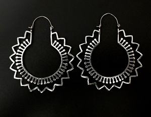 Pendientes grandes de peso ligero geométrico de Color dorado de nueva declaración, pendientes de aro huecos, joyería para mujer - Product Image 3